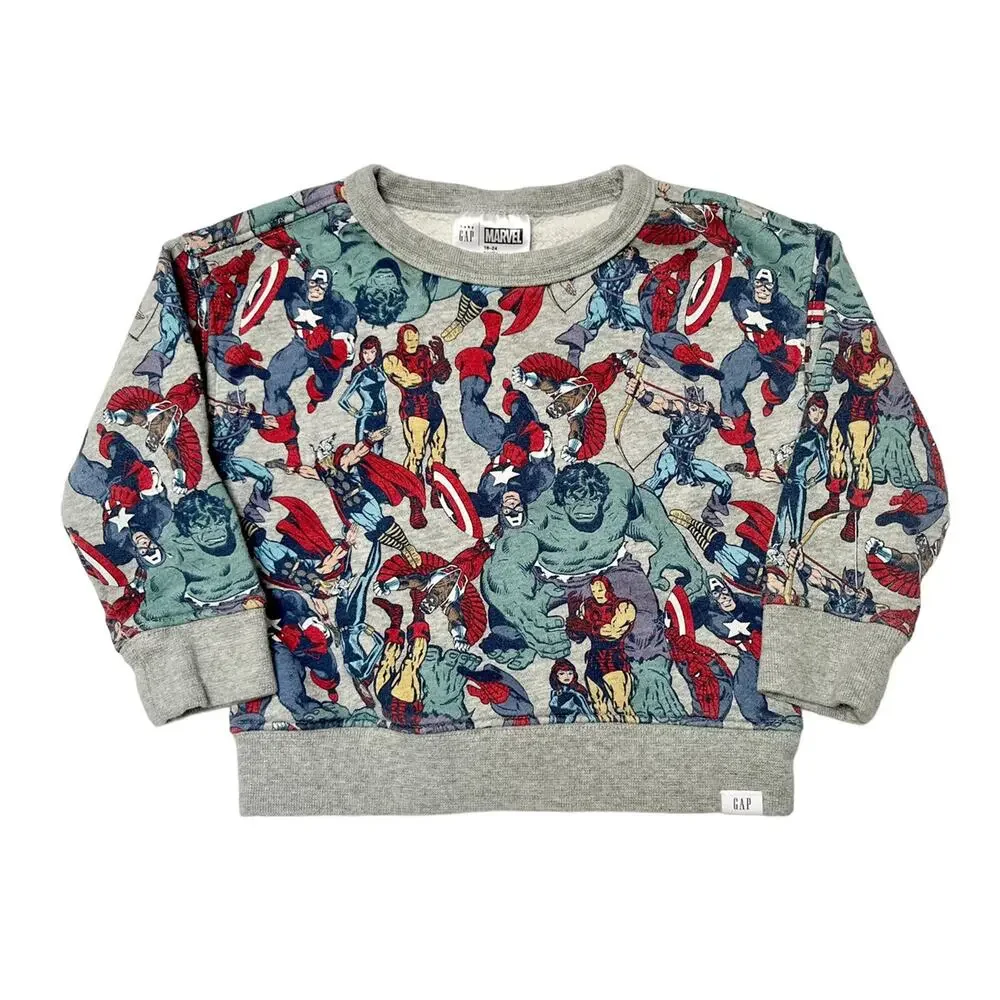 Gap Marvel Super Hero Sweatshirt Size 18-24m
